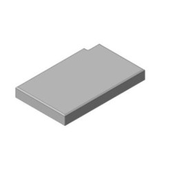 Betonová/žárobetonová deska spodní, pravá KV IMPRESSION 3G 70.50.14 